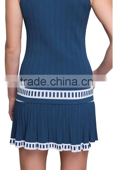 High quality hot sale sleeveless cheap netball dress tennis dress for girls