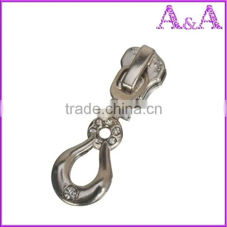 #5 nickel plastic slider A/L