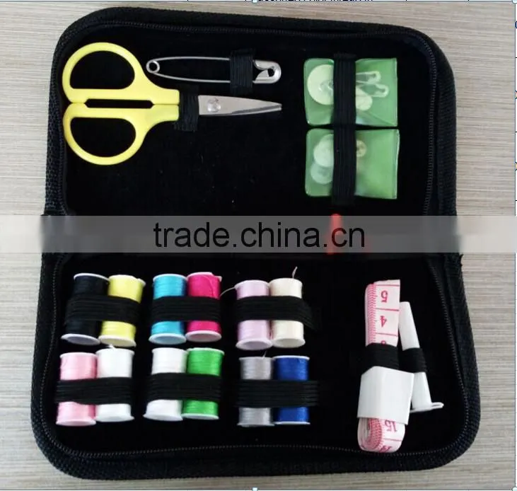 sewing kit in storage box