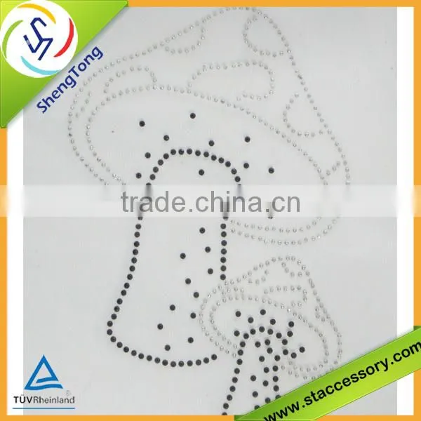 high quality hot fix rhinestone motif/hot fix motif