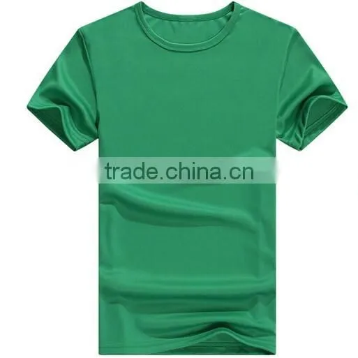 Custom Logo Design Screen Printing Blank Sport Dry fit T-Shirt
