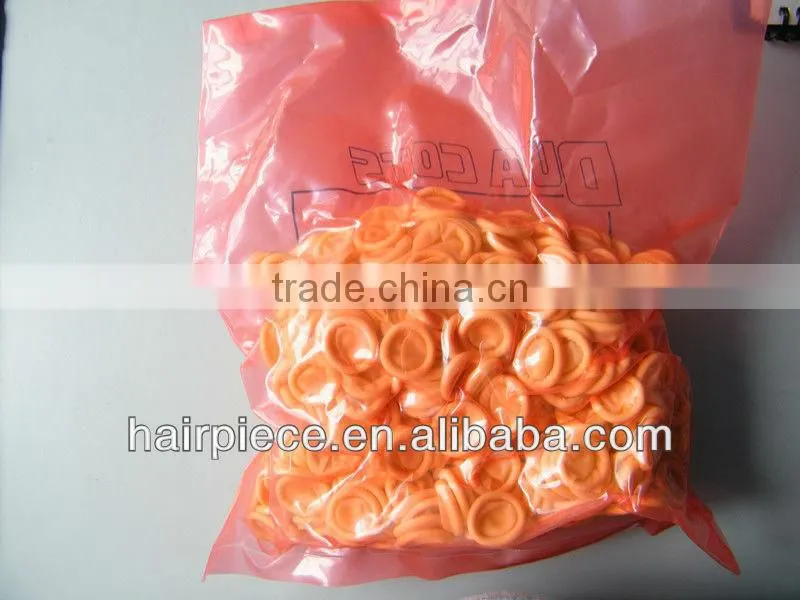 100Pcs/Pack Orange Thick Silicone Finger Cots