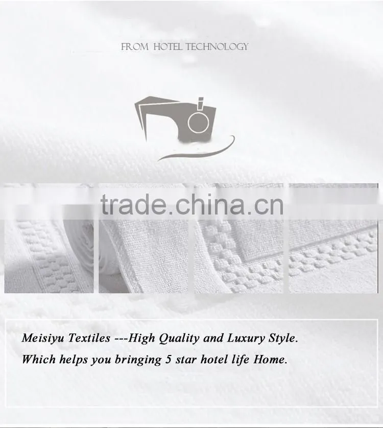 China supplier custom jacquard hotel bath mat sets