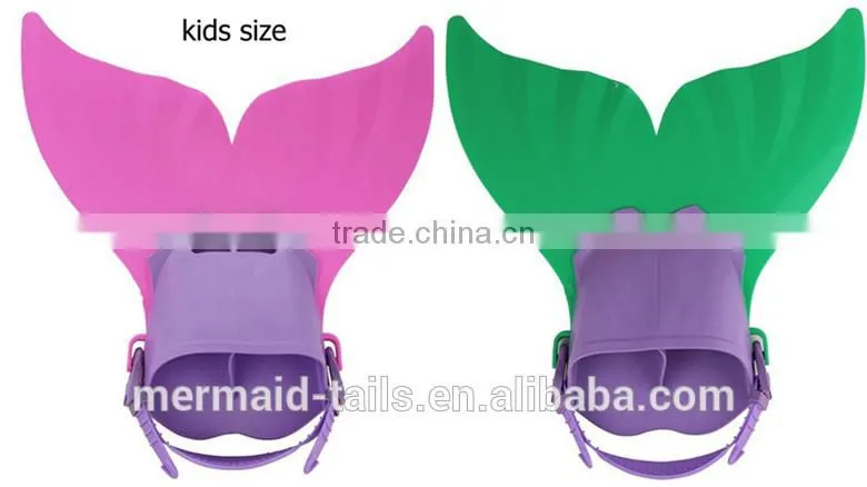 Swimmable Mermaid Tail Costume Swimsuit for Girls Kid Swimming with Bathing Bikini Set