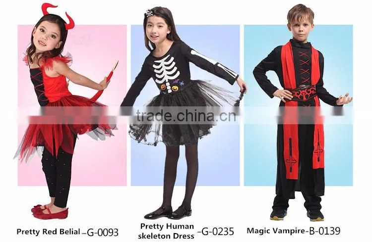 2016 Hot selling wholesale halloween vampires costume for boys