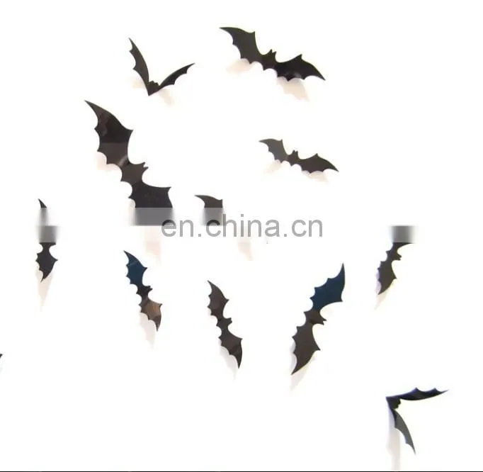 3D Halloween Theme Bats Window/Wall Sticker Halloween Decoration Home Decoration