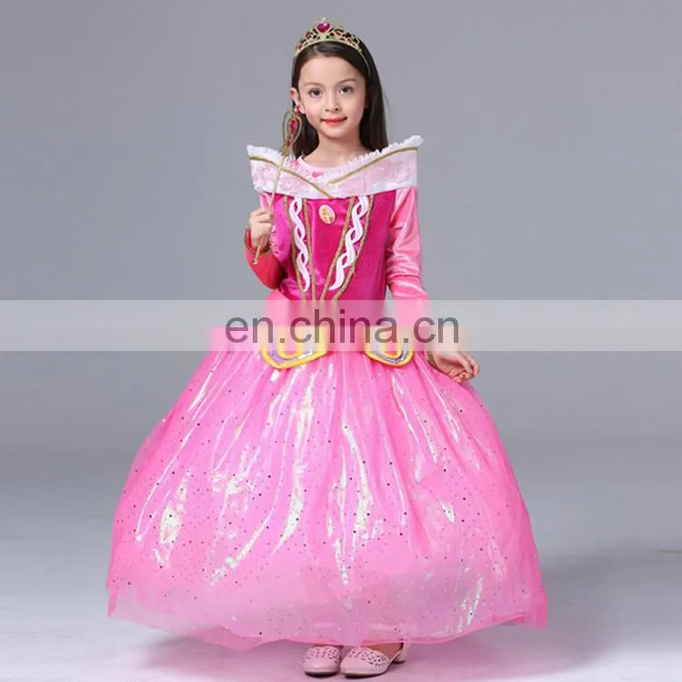 Girl beautiful dress up princess party dress