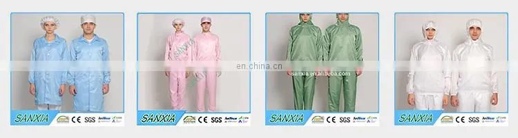 SANXIA 2017 Protective Cleanroom Apparel ESD Cleanroom suit