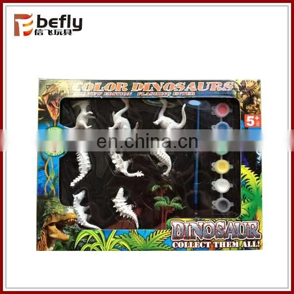 DIY color painting Dinosaurs educational toy