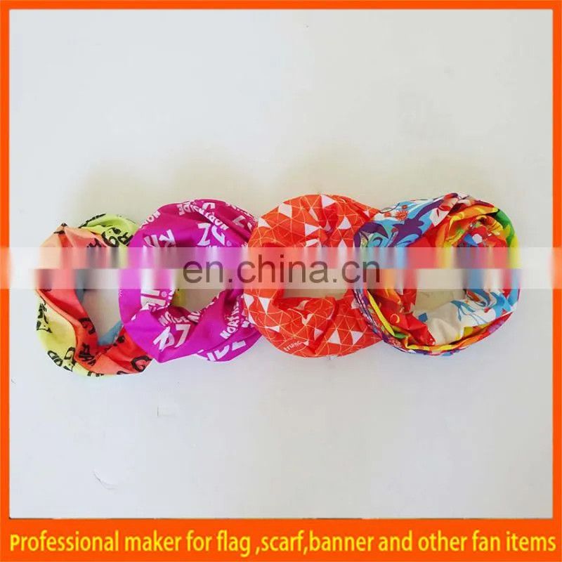 printed cotton tubular bandana