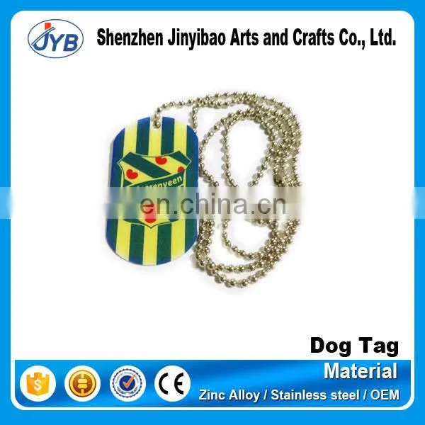 bone shaped aluminum dog tag with diamond