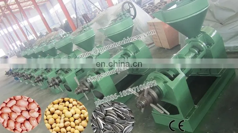 Castor seed peanuts soybean sesame olives mona Brand corn germ oil press machine