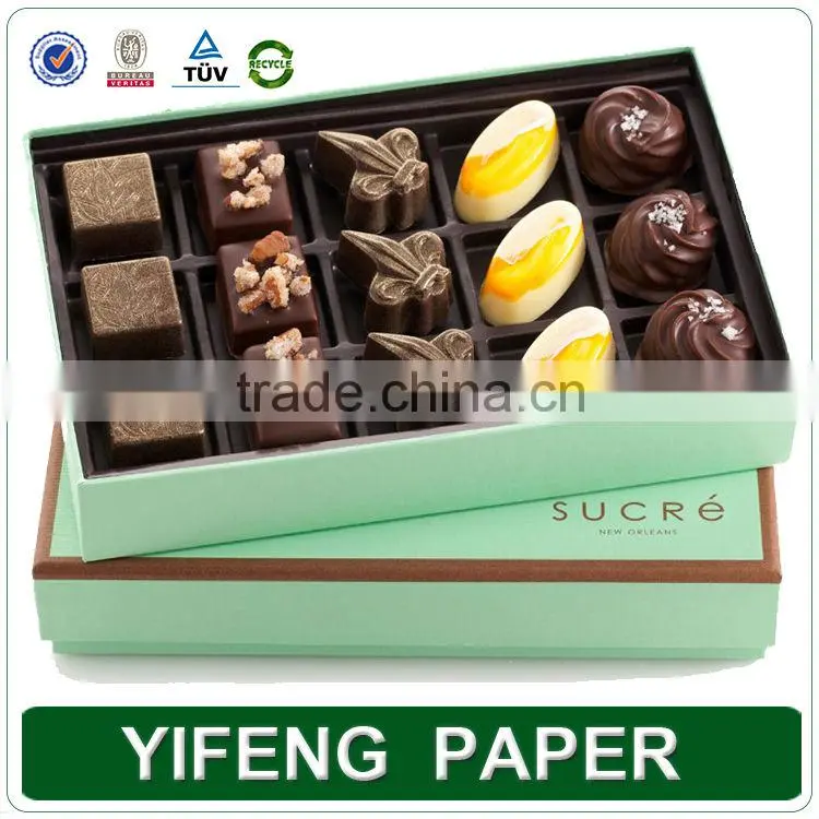 Custom Luxury Cardboard Paper Gift Packaging Chocolate Box