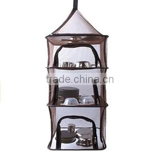 4 Layer Mesh Dry Rack Net Picnic or Kitchen Tableware Food Storage