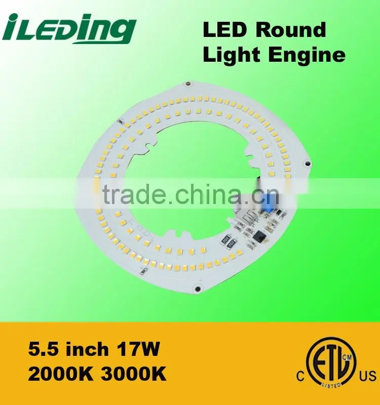 5.5 Inch 2700K 3000K 17W Round LED Light Engine with DLC ETL