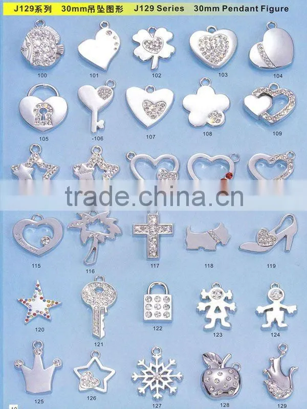 DIY rhinestone letter slide charm ( product catalog 16-20)