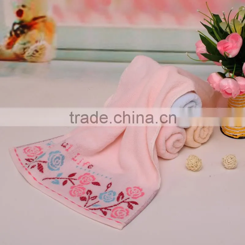 2015 hot sale jacquard satin 100% cotton customized beach towel terry printed bath towel