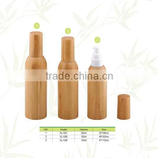 Professional 200ml bamboo lotion bottle with high quality