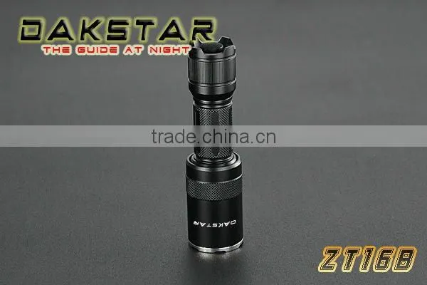 DAKSTAR ZT16B 1030LM CREE XML T6 18650 Aluminum rechargeable LED highpower Focusing Zoom Torch