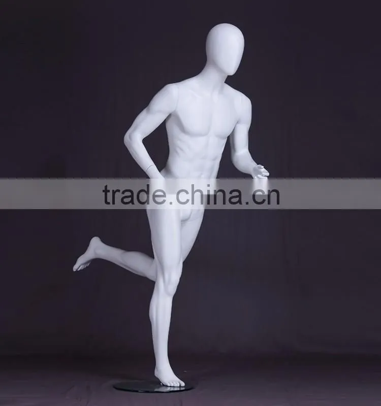 run pose sport male mannequin