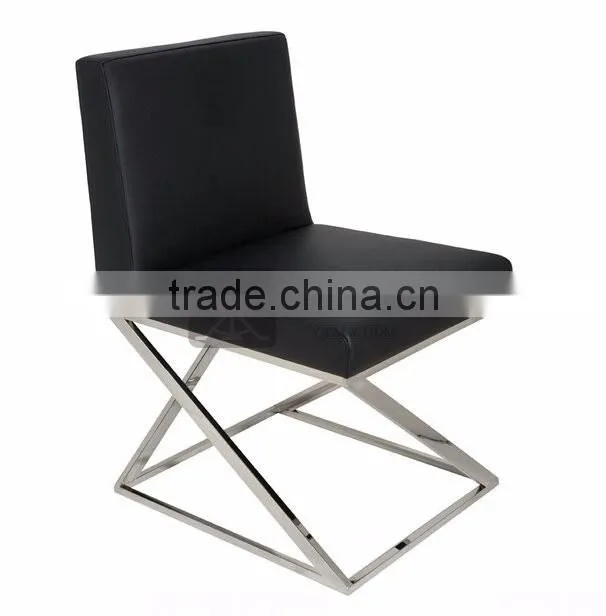 DC-108 Creative Stainless Steel Leg Chair