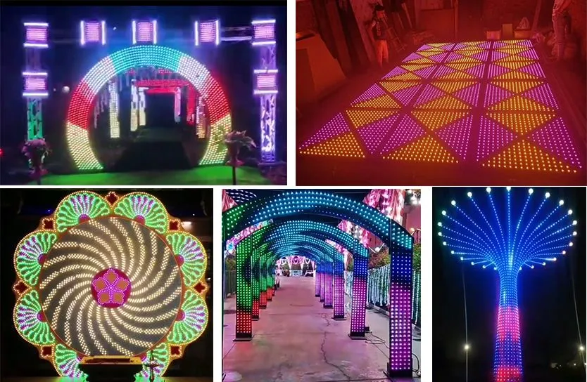 led pixel application