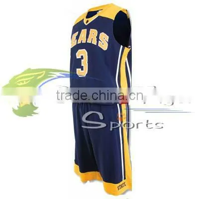 2015 New Design Custom Basketball Uniforms / American Basketball Uniforms / Customized