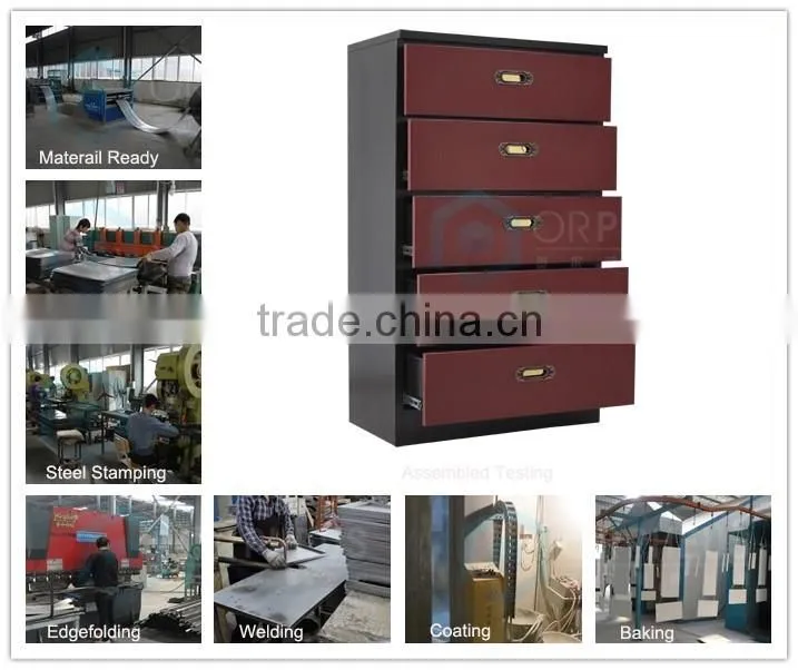 Modern Used Chest of Drawers Bedroom Furniture Metal Chest