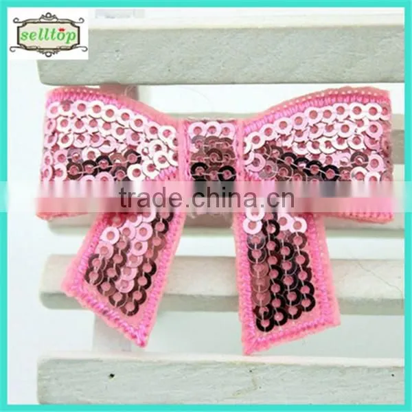 Fashion hot sale 7.5*6.5cm lace fabric flower