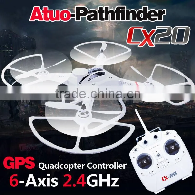 2014 Newest GPS Quadcopter. CX-20 CX20 AUTO-Pathfinder GPS Control Quadcopter can Carry Gopro Smart Drone 2.4G RC Quad Copter