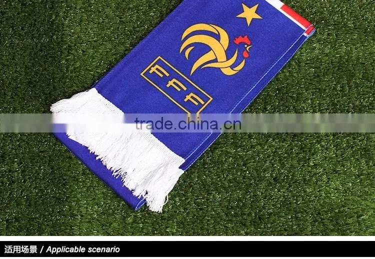 Soccer team new fashion custom fans scarf Promotion sport scarf