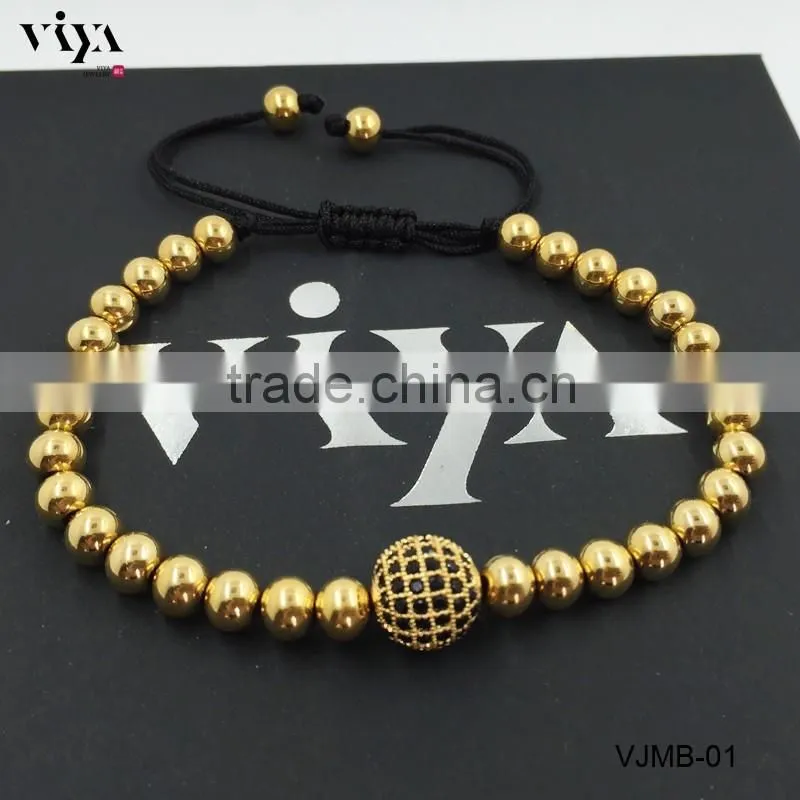 2016 The Best Selling Chinese Knot Beads Bracelet with 316L Stainless Steel Bracelet Jewelry Gifts for Women