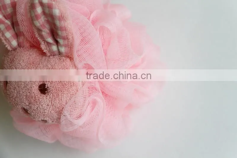 Coral Fleece Animal Bath Ball for body