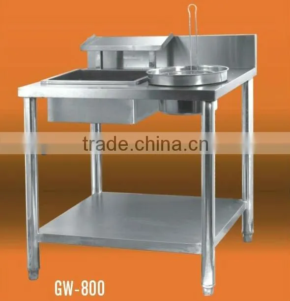 Stainless steel wrapping power table