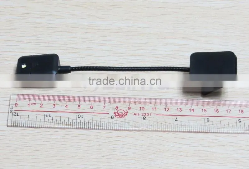 IP33 Grade 7lm LED Warm White Light Source LED Clip On Book Light