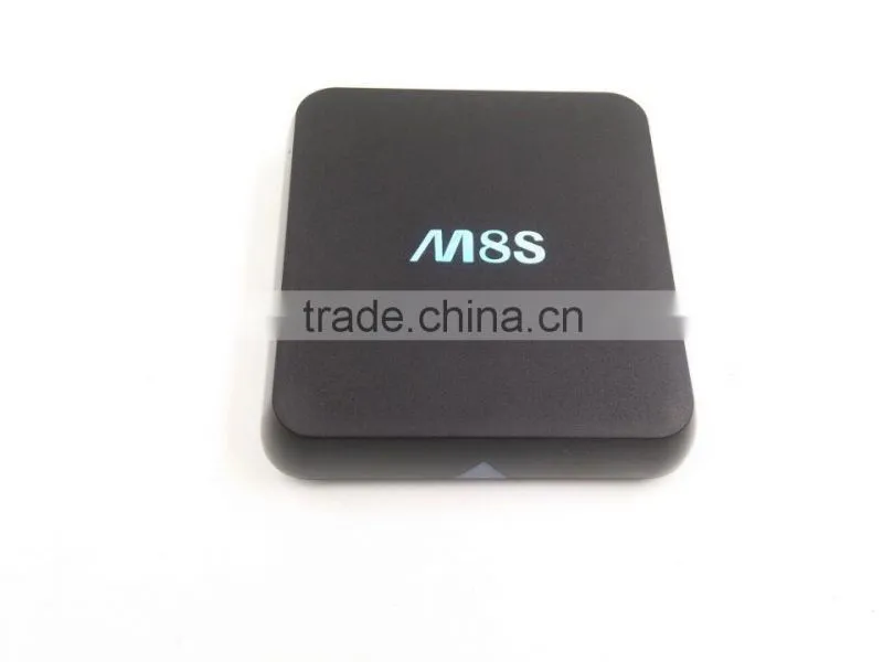 Android TV BOX Amlogic S812 Quad Core Transpeed M8S 2.4G/5G AP6330 4K Android 4.4.2 H.265 Miracast 2G 8G XBMC Kodi fully loaded