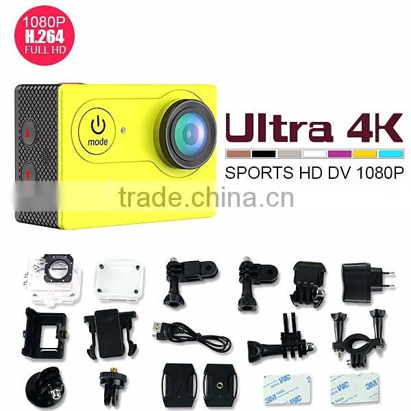 New arrival cheap h9 hd extreme sports action video camera