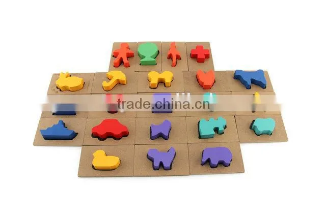 Wooden intelligent puzzle game toys for kids