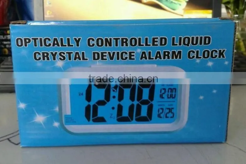 Multicolor Smart Alarm Clock Night Light ABS Color Randomly Clock With Temperature