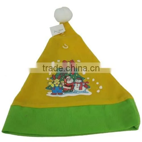 yellow christmas hats