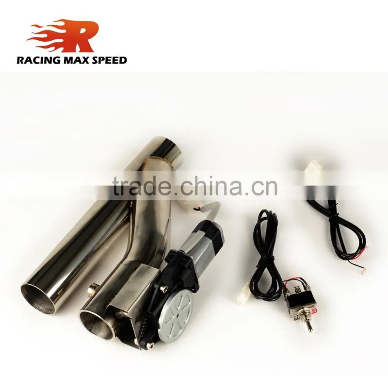 2 inch type y Stainless steel Electric exhaust pipe with swtich