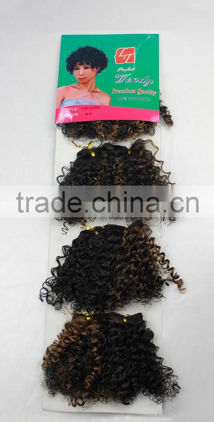 2015 New Design OTHER blue curly hair weave color