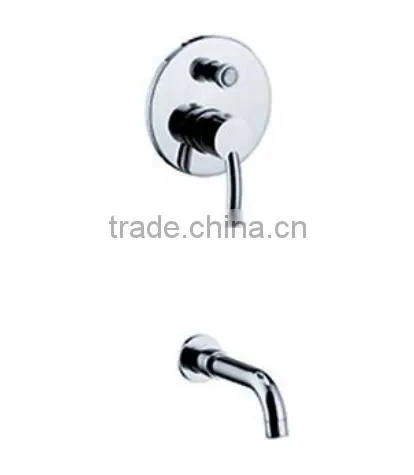 Chrome bath faucet hot and cold water tap