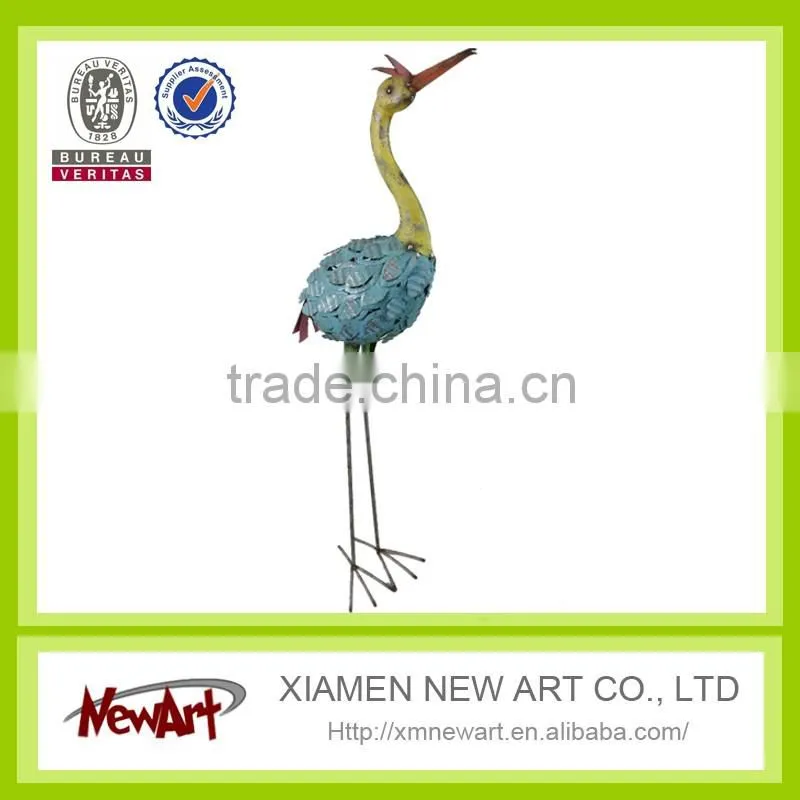 Hot selling color metal living room decor metal bird decoration crafts