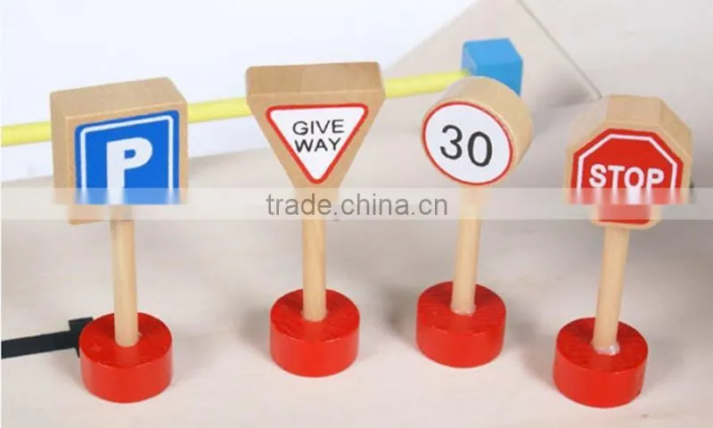 Good Quality Children Educational Play Set Wooden Car Toy Garage Cheap Price Parking Toy