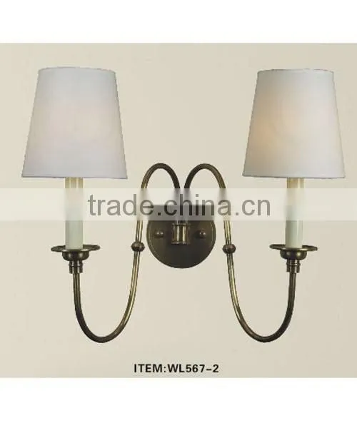 brass wall lamp double lights WL567-2