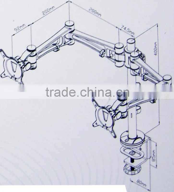 Desk lcd arm