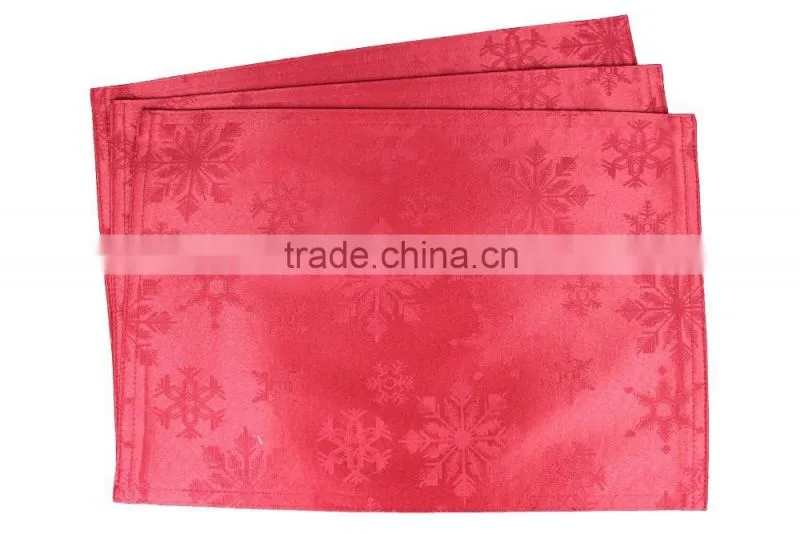 100% Polyester New Design Customer Jacquard Dining Placemat