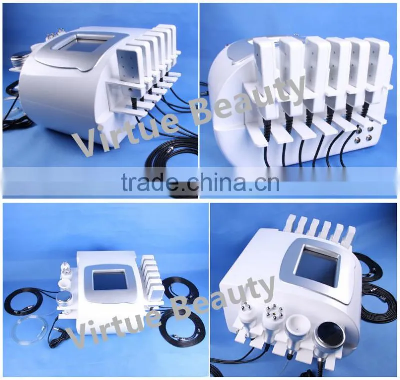 2016 Most popular ultrasonic cavitation RF lipo laser loss weight beauty machine