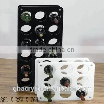 GH-RZ261 High polished Durable and elegant Acrylic Wine Bottle Display Rack
